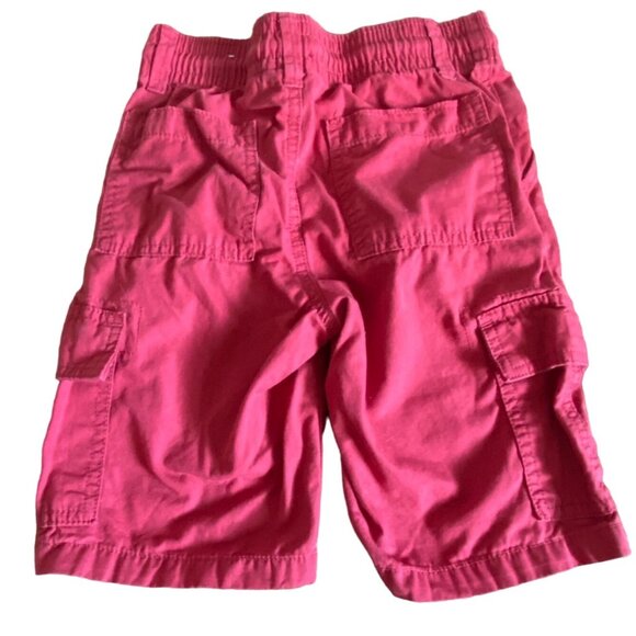 The Children's Place Boys Pull On Cargo Shorts-Red-Size 7-GUC - Picture 6 of 6